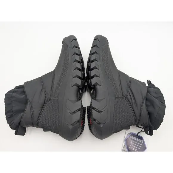Hunter Intrepid Ankle Zip Snow Boots Round Toe Women's Black Size US11 EU43