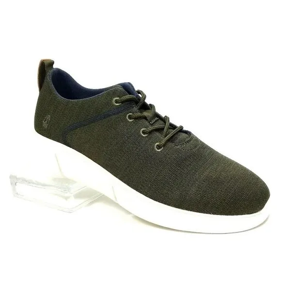 Hush Puppies Men's Cooper Laceup Oxford Olive Heathered Shoes Size 9.5W