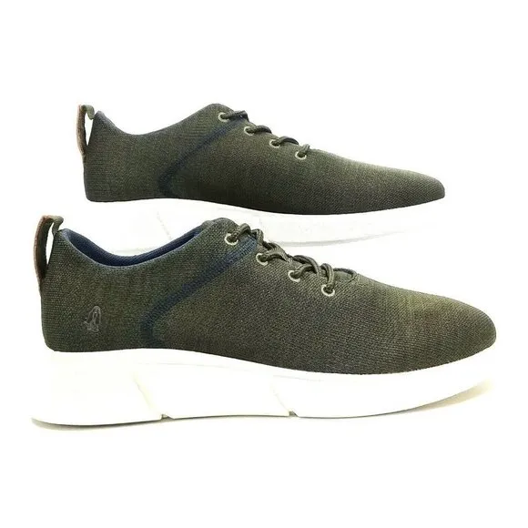 Hush Puppies Men's Cooper Laceup Oxford Olive Heathered Shoes Size 9.5W