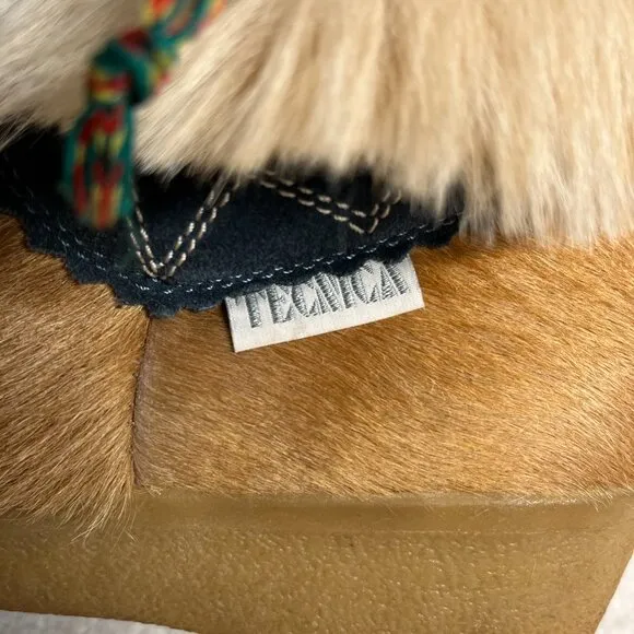 Italian Technica Brand High Quality Embroidered Fur Snow Boots