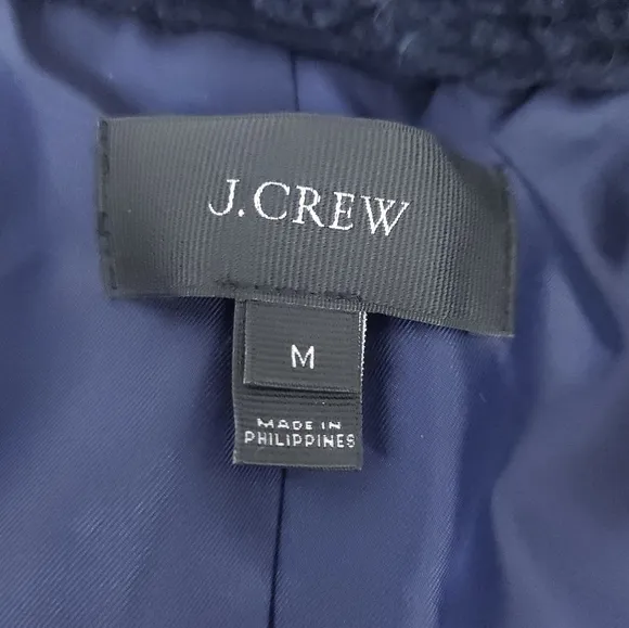 J. Crew Plush Fleece Excursion Vest in Navy Blue Size Medium