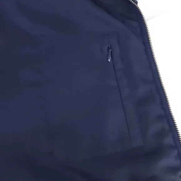J. Crew Plush Fleece Excursion Vest in Navy Blue Size Medium