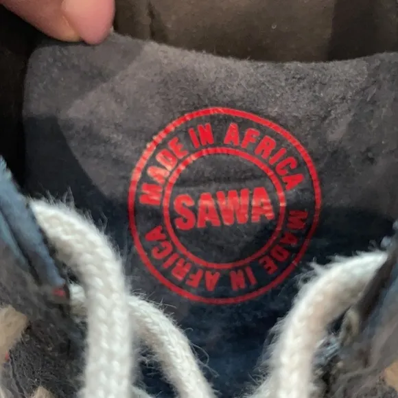 J Crew x SAWA Collaboration Navy Suede Sneakers Size 41