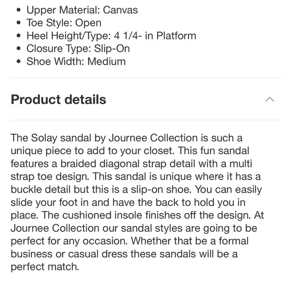 JC SOLAY SANDALS