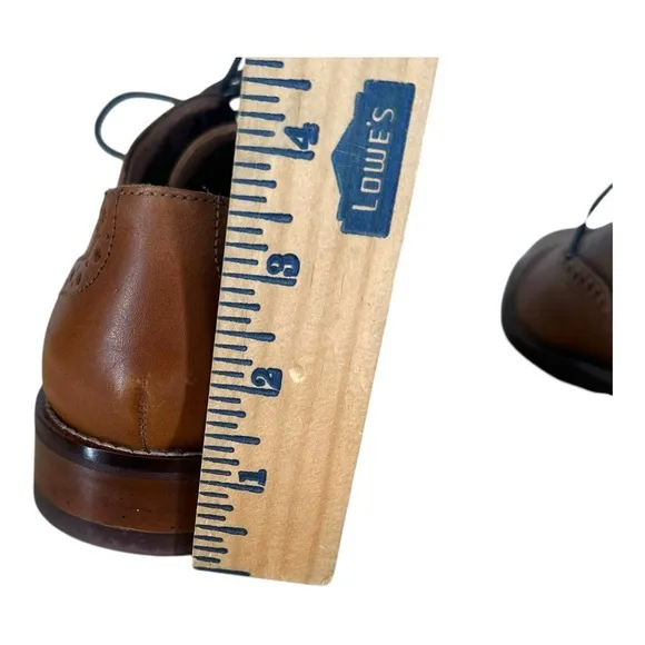 Johnston &amp; Murphy 7M Brown Lace Up Oxford Shoes Preppy Office Career‎ Casual