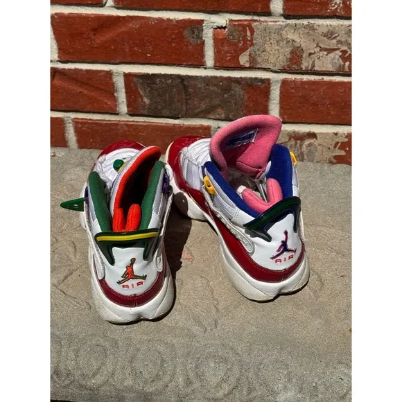 Jordan 6 Rings Multi Color Basketball Shoes Sneakers CW7004-100 Size 5.5Y