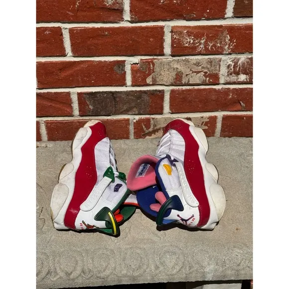Jordan 6 Rings Multi Color Basketball Shoes Sneakers CW7004-100 Size 5.5Y