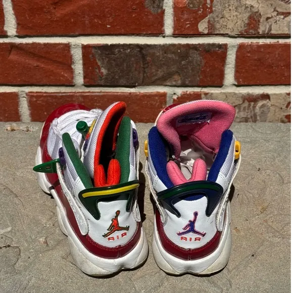 Jordan 6 Rings Multi Color Basketball Shoes Sneakers CW7004-100 Size 5.5Y
