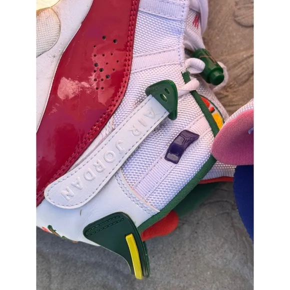 Jordan 6 Rings Multi Color Basketball Shoes Sneakers CW7004-100 Size 5.5Y
