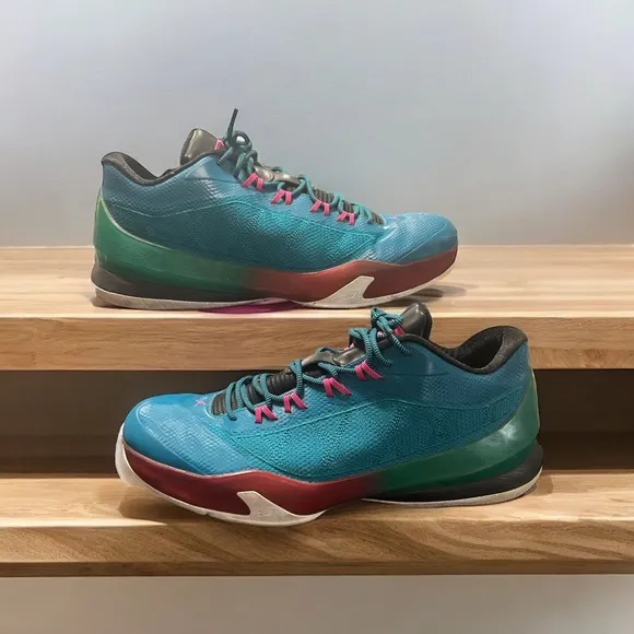 Jordan CP3.VIII Teal - 684855-327 Size 13 Basketball Shoes Used Good Condition