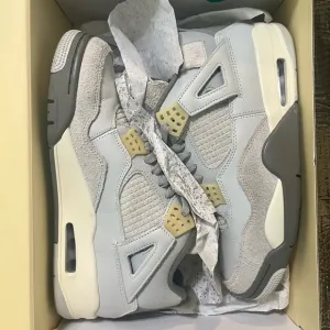 Jordan Gray Sneakers with Mesh and Leather Overlays