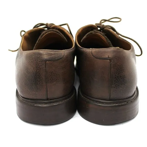 Joseph Cheaney Leather Brown Oxford Dress Shoes Bench Made England Size 10