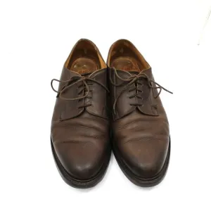 Joseph Cheaney Leather Brown Oxford Dress Shoes Bench Made England Size 10