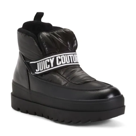 JUICY COUTURE Veronica Platform Puffer Fleece Lined Snow Boots 5.5