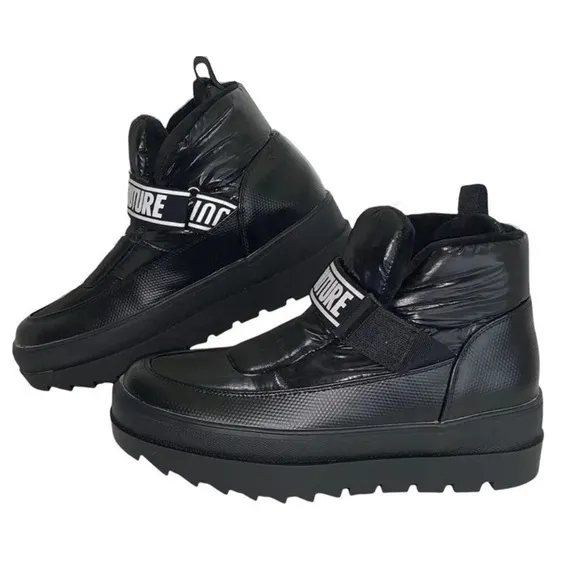 JUICY COUTURE Veronica Platform Puffer Fleece Lined Snow Boots 5.5