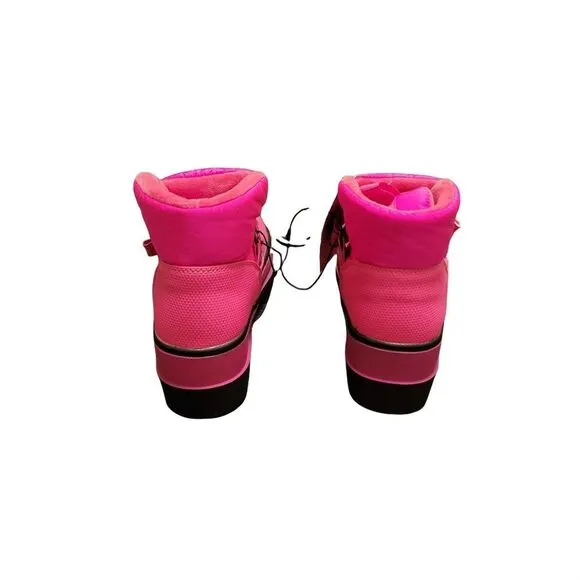Juicy Couture Womens Boots  Pink 7 Veronica Puffer Snow Boots New