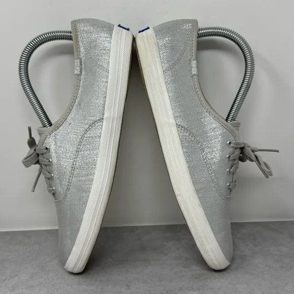 Keds Champion Lurex Silver Size 8 WF57228 Women’s