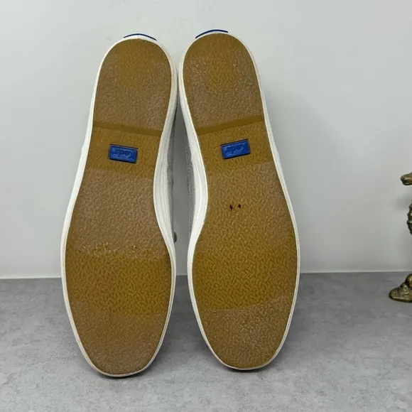 Keds Champion Lurex Silver Size 8 WF57228 Women’s
