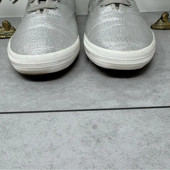 Keds Champion Lurex Silver Size 8 WF57228 Women’s