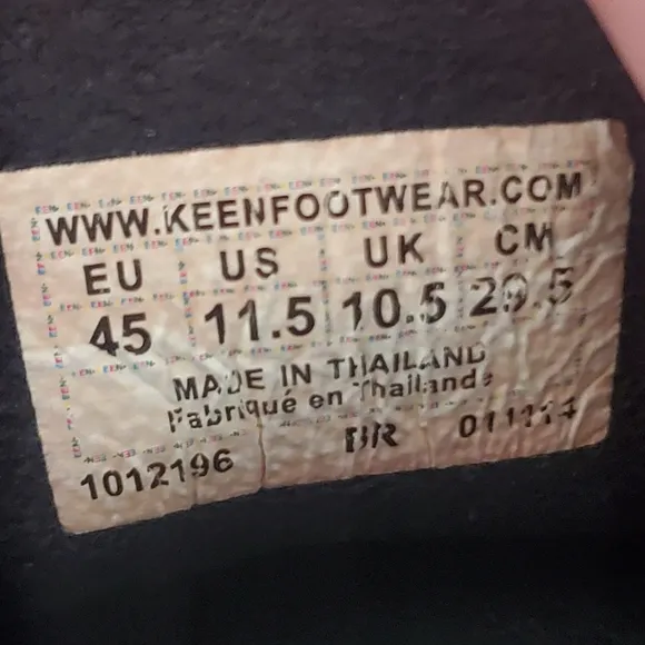 Keen Uneek Men's Shoe Black/Black US 11.5 premium Lace-Up Sandals EUC