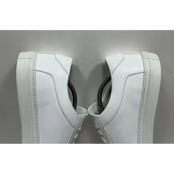 KOIO Capri Low Top Sneaker White Leather Lace Up Casual Mens Size 11 / 44 Shoes
