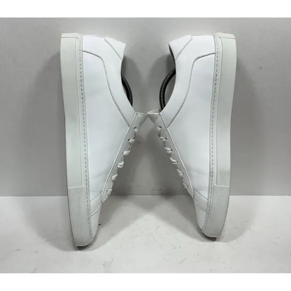 KOIO Capri Low Top Sneaker White Leather Lace Up Casual Mens Size 11 / 44 Shoes