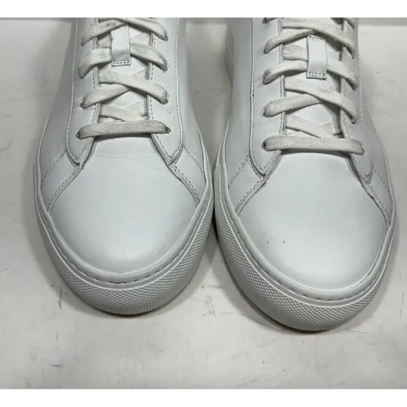 KOIO Capri Low Top Sneaker White Leather Lace Up Casual Mens Size 11 / 44 Shoes