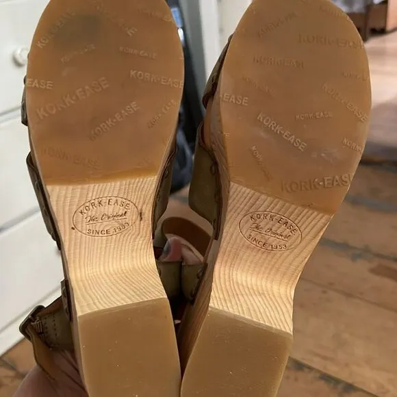 Kork Ease clog sandals, size 11.