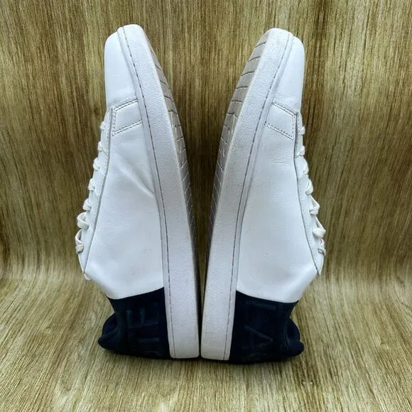 Lacoste Carnaby Evo Sneakers Men's Size 12‎ White Leather Shoes Casual Low Top