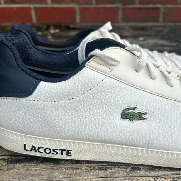 Lacoste Men's Graduate LCR Sneaker Leather Fashion Casual Shoes Size 13