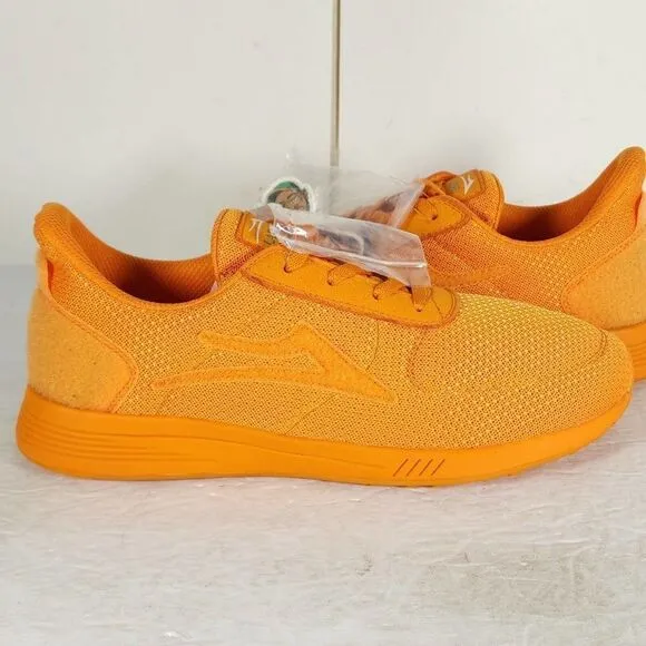 Lakai Men's Lary June EVO US 8 Orange Mesh Law Top Sneakers Shoes NWB