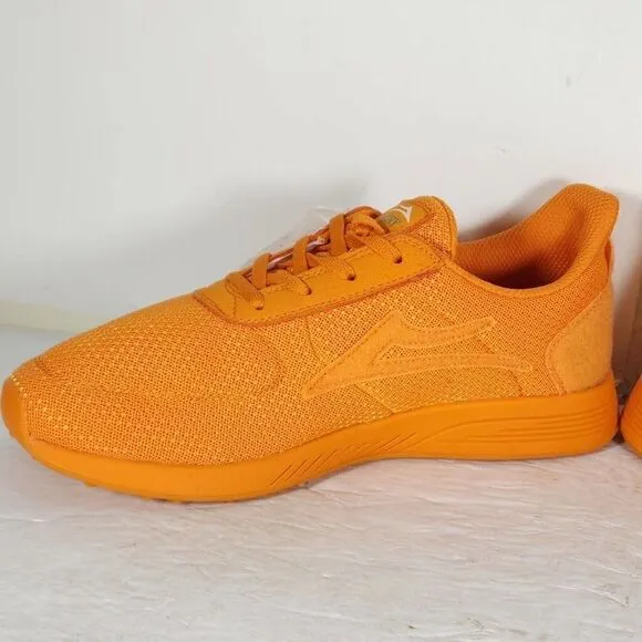 Lakai Men's Lary June EVO US 8 Orange Mesh Law Top Sneakers Shoes NWB