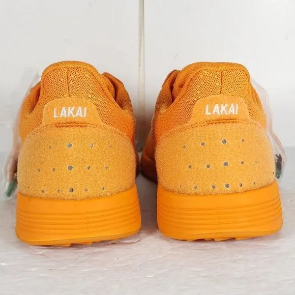 Lakai Men's Lary June EVO US 8 Orange Mesh Law Top Sneakers Shoes NWB