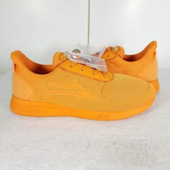Lakai Men's Lary June EVO US 8 Orange Mesh Law Top Sneakers Shoes NWB