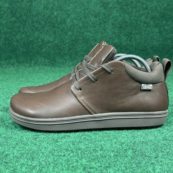 Lems Chukka Grip Leather Men's Size 9.5 Women's Size 11 Comfort Shoes Walking