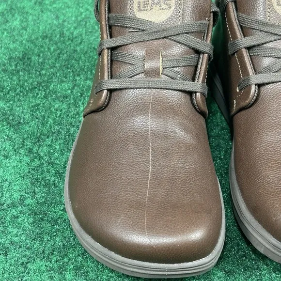 Lems Chukka Grip Leather Men's Size 9.5 Women's Size 11 Comfort Shoes Walking