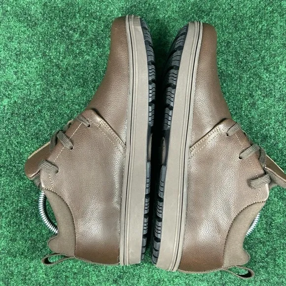 Lems Chukka Grip Leather Men's Size 9.5 Women's Size 11 Comfort Shoes Walking