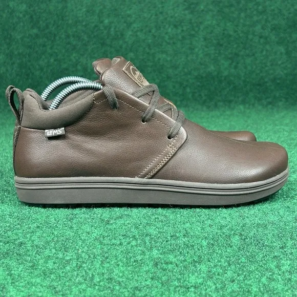 Lems Chukka Grip Leather Men's Size 9.5 Women's Size 11 Comfort Shoes Walking