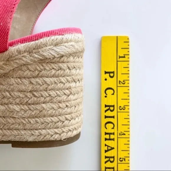 Life Stride espadrille wedge sandal 9 new