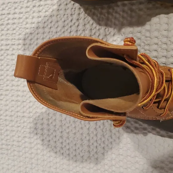 L.L. Bean Tan &amp; Brown Rain/Snow Boots/Sturdy Sole &amp; Comfortable (30)