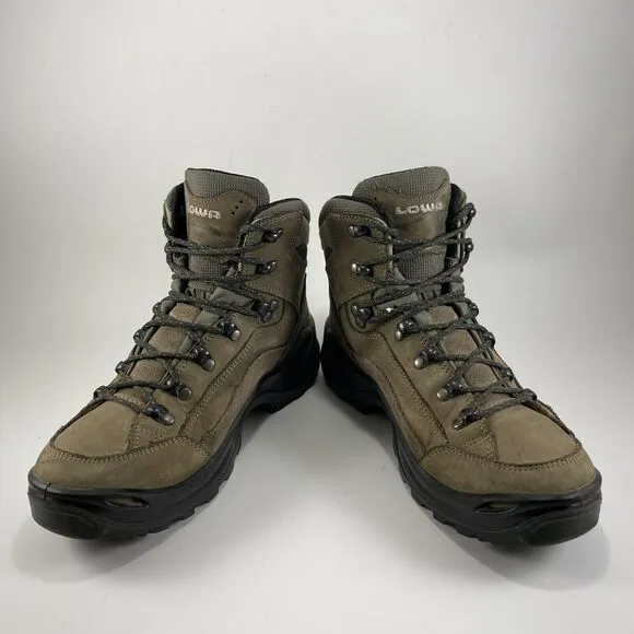 Lowa Renegade Mid GTX Hiking Boots Womens Size 8.5 Brown GoreTex Waterproof