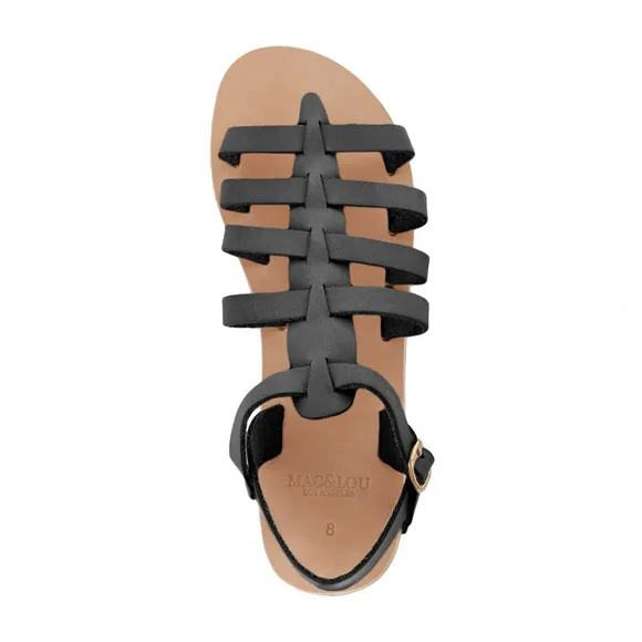 MAC&amp;LOU Greek Leather Sandals 'Euterpe'