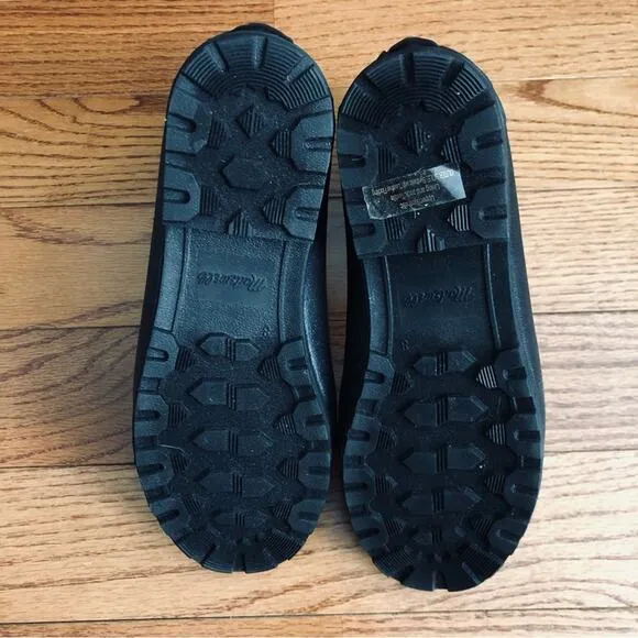 Madewell RARE The Zip-Up Lugsole Black Rain Boot Women’s Size 8 NWT