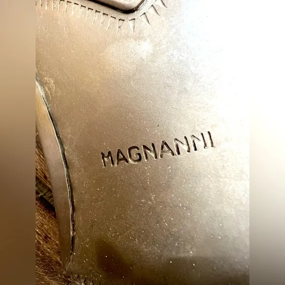 Magnani Cognac Leather Dress Shoes