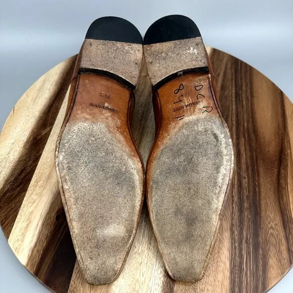 Magnanni Benetiez II Men's Size 14 M Double Monk Strap Brown Dress Shoes