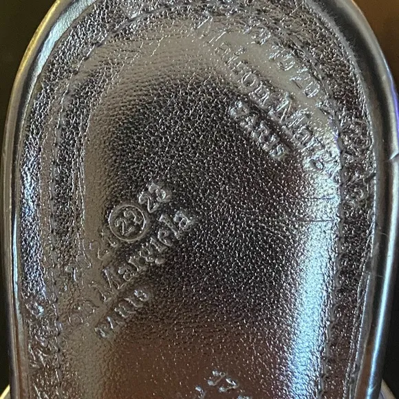 Maison Margiela Silver Crossover Sandals 38