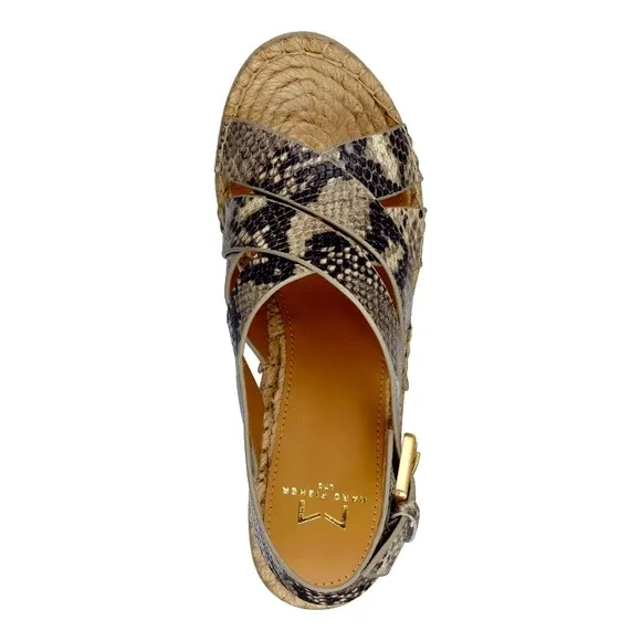 Marc Fisher WedgesEspadrille Snake Print LeatherPlatform Mlalenni