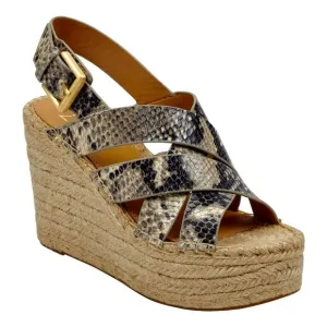Marc Fisher WedgesEspadrille Snake Print LeatherPlatform Mlalenni