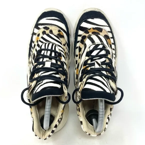 Mark Nason Neo Block Mix Up Sneakers Animal Print Womens 8