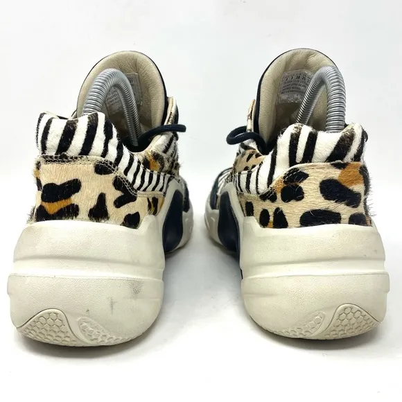 Mark Nason Neo Block Mix Up Sneakers Animal Print Womens 8